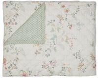 Pip Studio Kili Flower Bedsprei - 270x260 cm - Wit