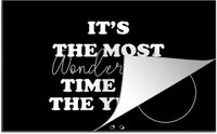 Merkloos KitchenYeah® Inductie beschermer 77x51 cm - It's the most wonderful time of the year - Kerst