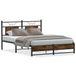 VidaXL Bedframe Metaal Eiken