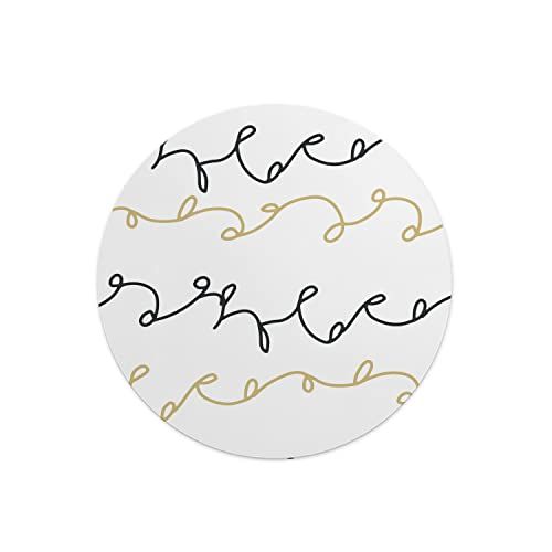 Questo Casa Ronde digitaal bedrukte muismat - 22 cm