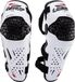 Dual Leatt Dual Axis Pro Witte Knie- en Scheenbeschermers Maat XXL