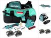 Makita DUP 361 T accu-snoeischaar takkenschaar 36 V (2x 18 V) + 2x accu 5,0 Ah + tas - zonder oplader