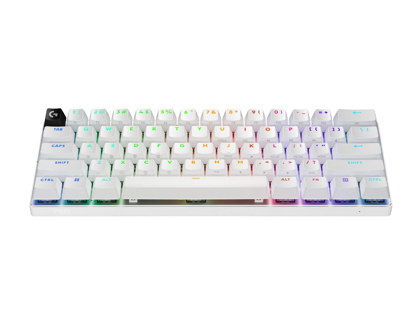 Logitech G PRO X 60 - Wireless Gaming Keyboard - RGB - US International - White