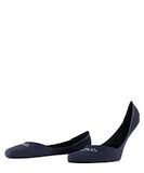 FALKE Cool 24/7 onzichtbar eenkleurig katoen footies heren blauw - maat 47-48
