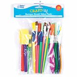 Baker Ross EK554 Grote verpakking kwasten (25 stuks).,Assorted,gesorteerd