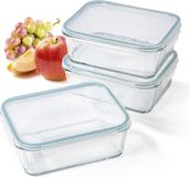 Gourmetmaxx Click-It Glazen Vershoudblikken - 1600 ml
