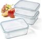 Gourmetmaxx Click-It Glazen Vershoudblikken - 1600 ml