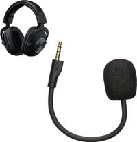 kwmobile microfoon voor gaming headset - geschikt voor Logitech G Pro X - 10 cm - Noir