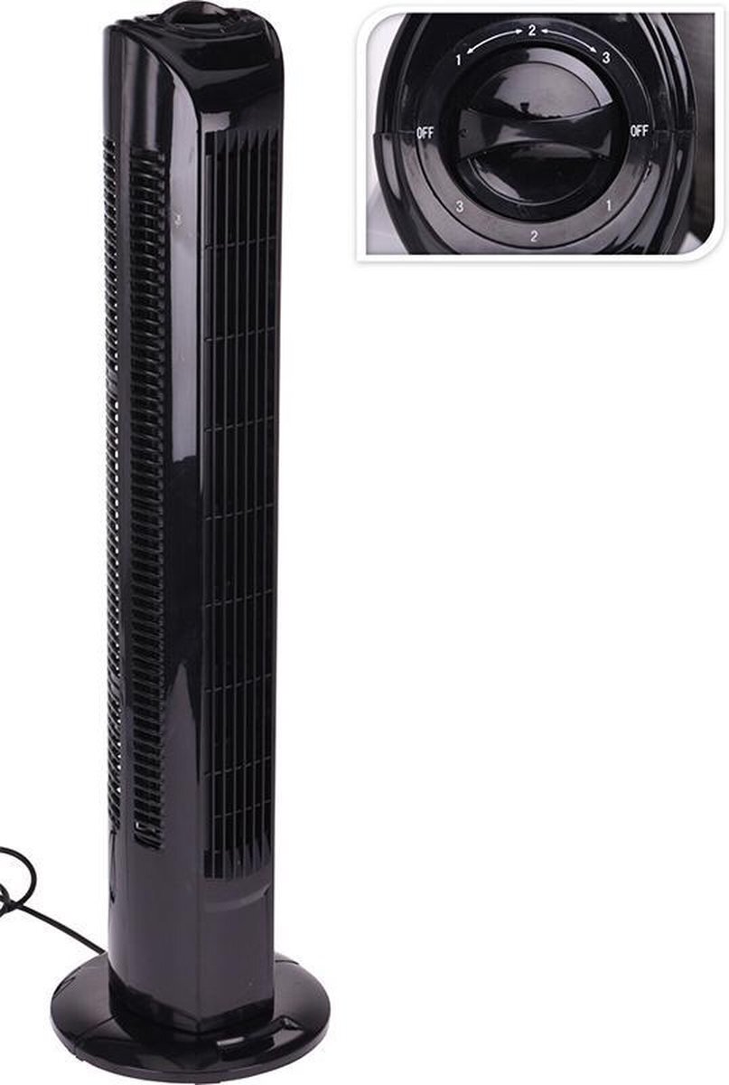 Excellent Electrics Torenventilator - 80cm - zwart