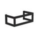 Wiesbaden Montagebeugel Vierkant BWS 40x22x15 cm Rvs Mat Zwart