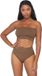 Leg Avenue Seamless bandeau top brief