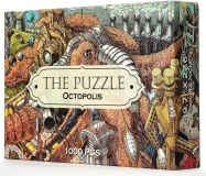 OEM Octopolis Puzzle de 1000 pièces, Octopolis – Motif d'un poulpe, pour adultes