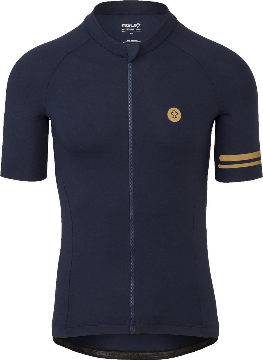 AGU Solid Fietsshirt III Trend Heren - Blauw - XXXL