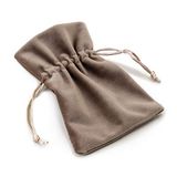 Mopec Mink Fluwelen Tassen 10 x 14 cm, Bruin, One Size