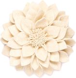 KidsDepot Kuba Vilten Bloem Creme Wit