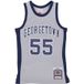 Geohoy Maillot de basket-ball pour hommes Ncaa Swingman Jersey No 55 Dikembe Mutombo Chrome