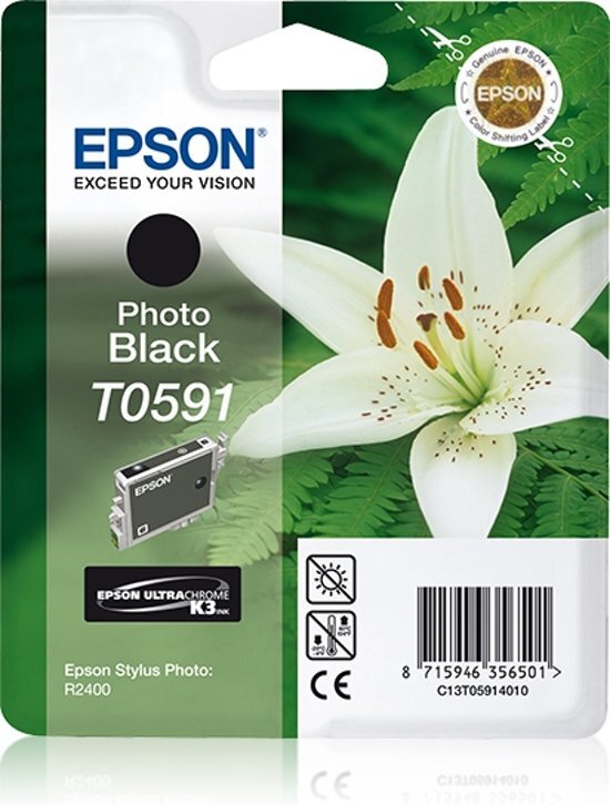Epson T0591 - Inktcartridge / Zwart 13ml