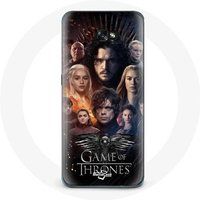Maniacase Samsung Galaxy A3 2017 Hoesje Game of Thrones Seizoen 8 De IJzeren Troon The Crew Poster Eagle Logo Grijs