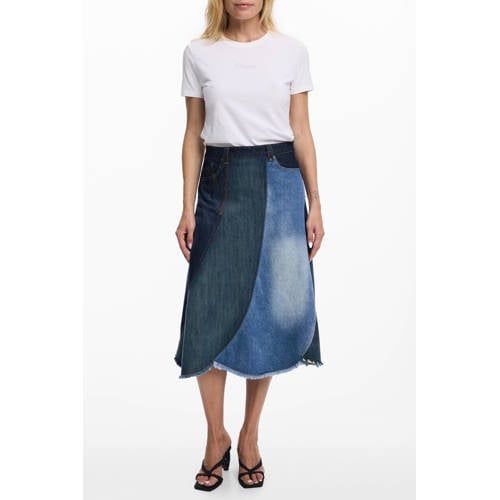 Desigual spijkerrok medium blue denim