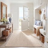Safavieh Natural Fiber Collection NF801A Rond tapijt van hoogwaardig jute, handgemaakt, voor entree, woonkamer, slaapkamer, keuken, 3 x 3 m