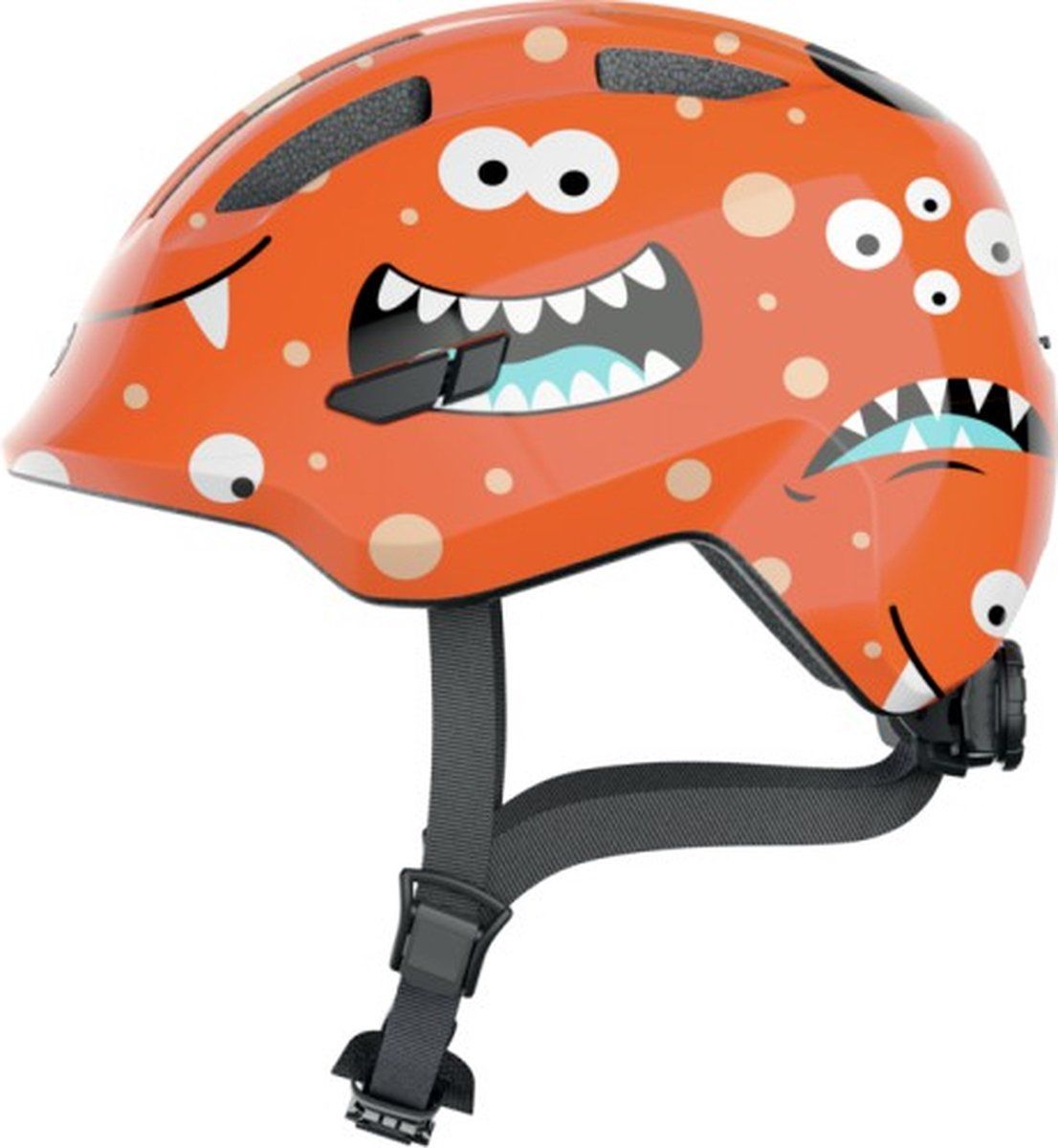 Abus Kinderhelm Smiley 3.0 M Orange Monster - 4003318672668