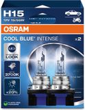 Osram Cool Blue Intense H15 Halogeenlamp - 3700K - Lumière Blanche Vive - 2 Pièces