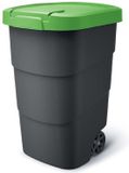 Prosperplast Wheeler Grote Afvalbak met wielen 110L Groen Kunststof