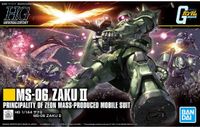 Bandai Namco Gundam: High Grade - MS-06 Zaku II 1:144 Scale Model Kit