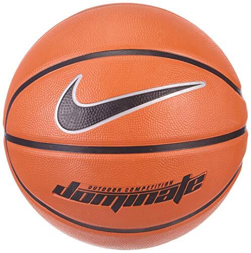 Nike Dominate basketbal 8P 5 amber/zwart/mtlc platinum/zwart
