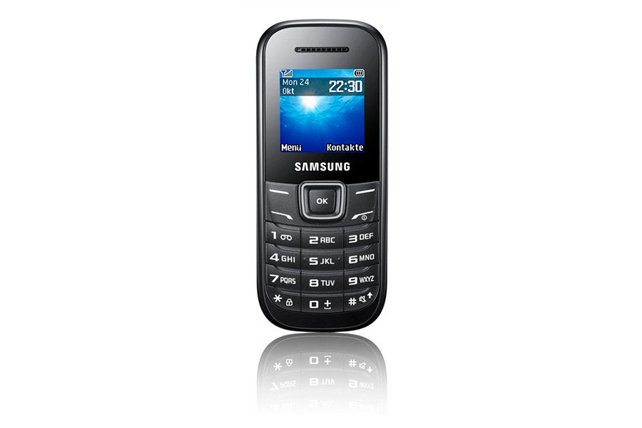 Samsung E1200i - Zwart - Feature Phone - 1.52" Display