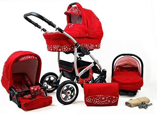 Lux4Kids 3 in 1 Combi kinderwagen Kinderwagen Complete Set met autostoel Isofix Larmax