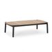 BUITEN living Florence loungetafel | aluminium + polywood | antraciet | 135x65cm