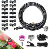 Allecto Premium - Système de refroidissement par brouillard pour jardin et pelouse - 75 pièces