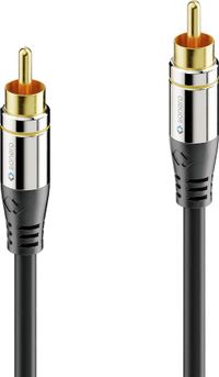 sonero S-AC800-020 audio kabel 2 m RCA Zwart