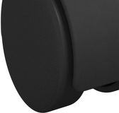 vidaXL Zwenkwiel Zwart 39,5 x 39,5 x 37,8 mm