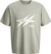 JACK&JONES JCOCNZAMSTERDAM LOGO T-SHIRT Hommes Gris S