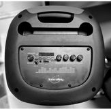INOVALLEY Haut-parleur karaoké lumineux - KA123-XXL - Bluetooth V5.0 - 75 cm - 900 W - Noir