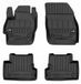 FROGUM PROLINE Automatten - Geschikt voor MAZDA 3 II (2008-2013) - 4-delig - TPE Rubber - Zwart