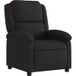 Fauteuil Relax Fauteuil Inclinable Noir Tissu
