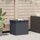 vidaXL Tuinopbergdoos Gegalvaniseerd Staal 55 x 50,5 x 50 cm Antraciet