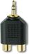 Inakustik 0081381 81381 Jackplug / Cinch Audio Y-adapter