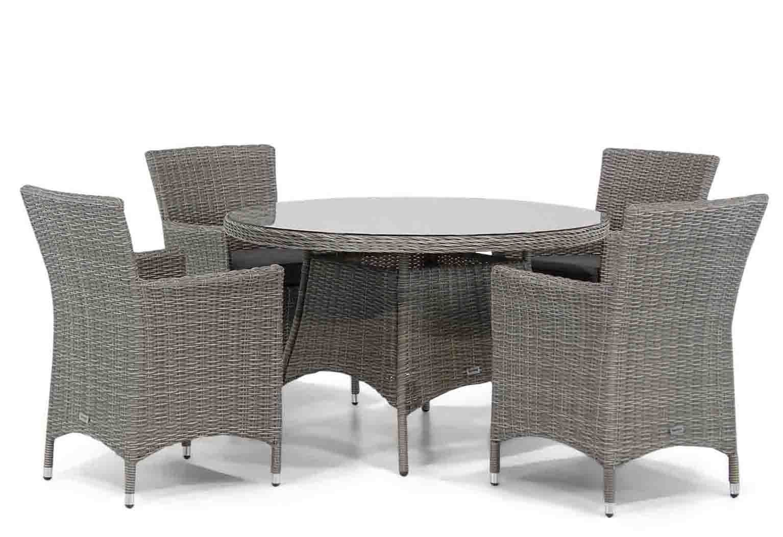 Garden Collections Dublin/Aberdeen 120 cm Round Dining Set 5-Piece
