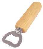 Concorde Flessenopener - RVS - eikenhout - 14 cm