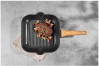 SILVERCREST® Poêle à griller ou Poêle à frire en fonte d’aluminium (carré)