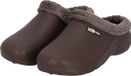 Morethansocks - Tuinklompen heren - Fake Fur - Bruin