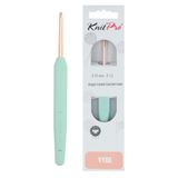 KnitPro Vybe aluminium haaknaald met rubberen handvat - 3,75 mm