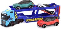 Dickie Toys Volvo Car Transporter Vrachtwagen met aanhangwagen