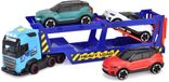 Dickie Toys Volvo Car Transporter Vrachtwagen met aanhangwagen