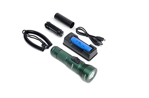 Best Divers X-Hunt-R Lamp - 920 Lumen - Rechargeable - Green