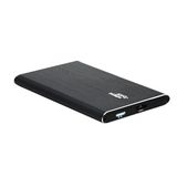 Externe behuizing 2,5 inch SATA USB 3.0 UASP, 7 mm, zwart